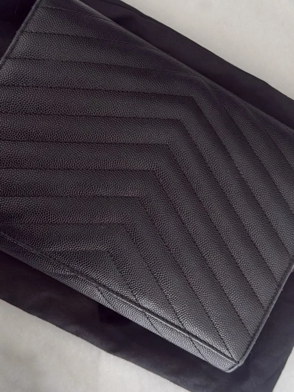 Cassandre Matellasse Flap Pouch Saint Laurent
